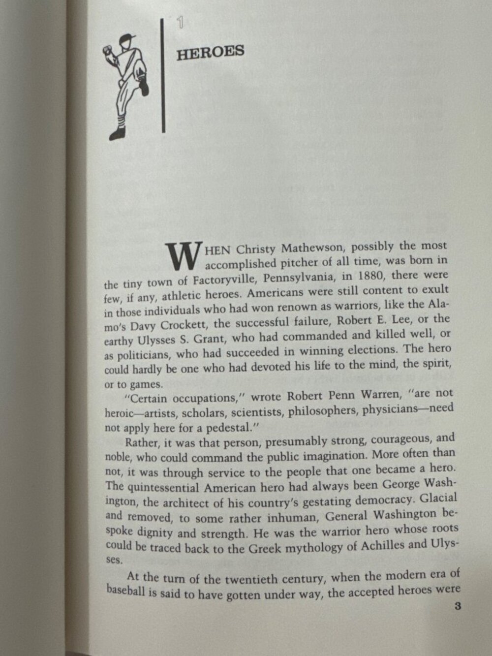 CHRISTY MATHEWSON Matty American Hero 1993 Ray Robinson NEW YORK GIANTS Oxford - Picture 6 of 16